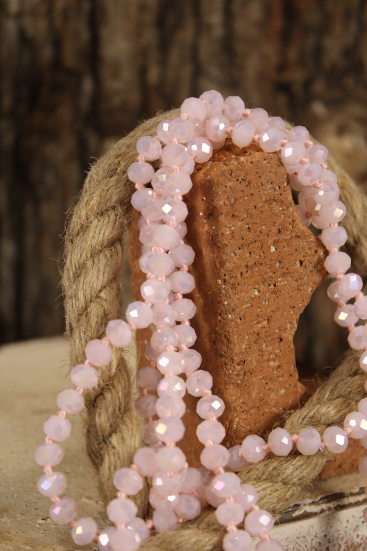 Sparkle And Shine Cotton Candy Pink Necklace