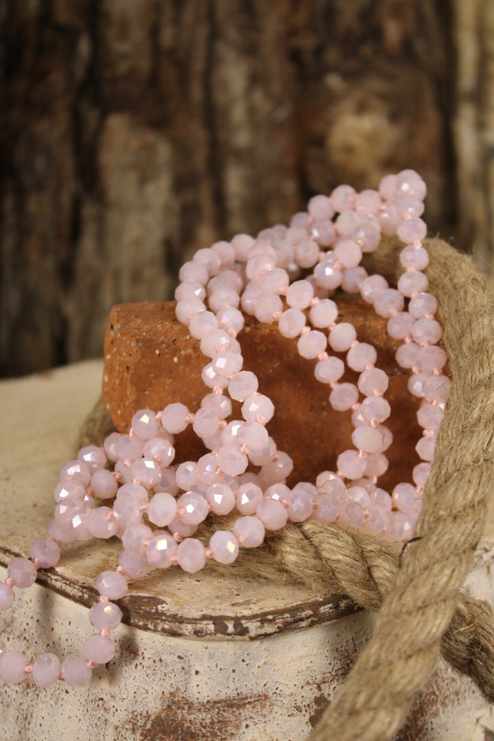 Sparkle And Shine Cotton Candy Pink Necklace