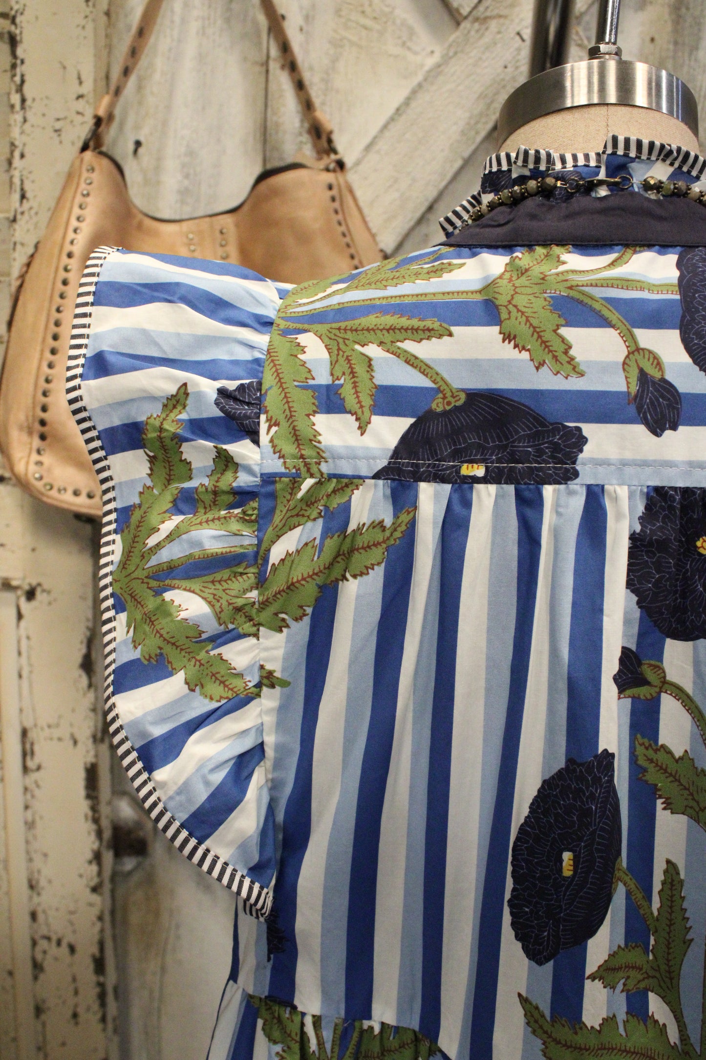 Seaside Blossom Maxi Dress