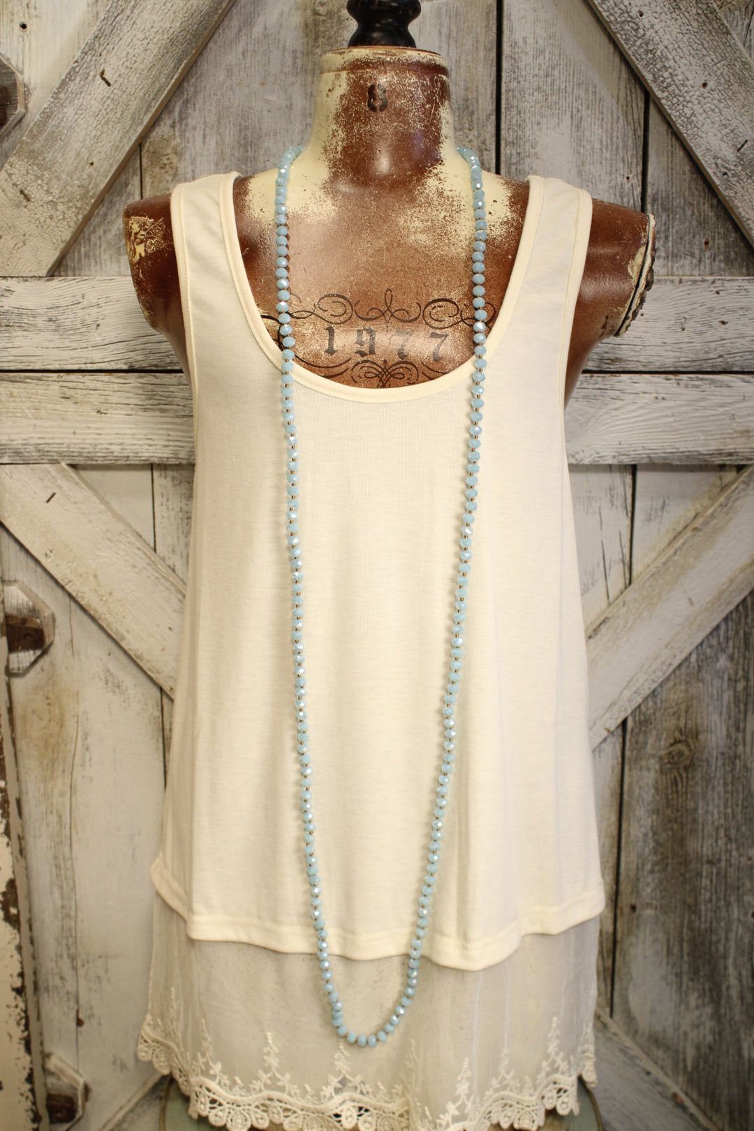 Sparkle And Shine Powder Blue Necklace
