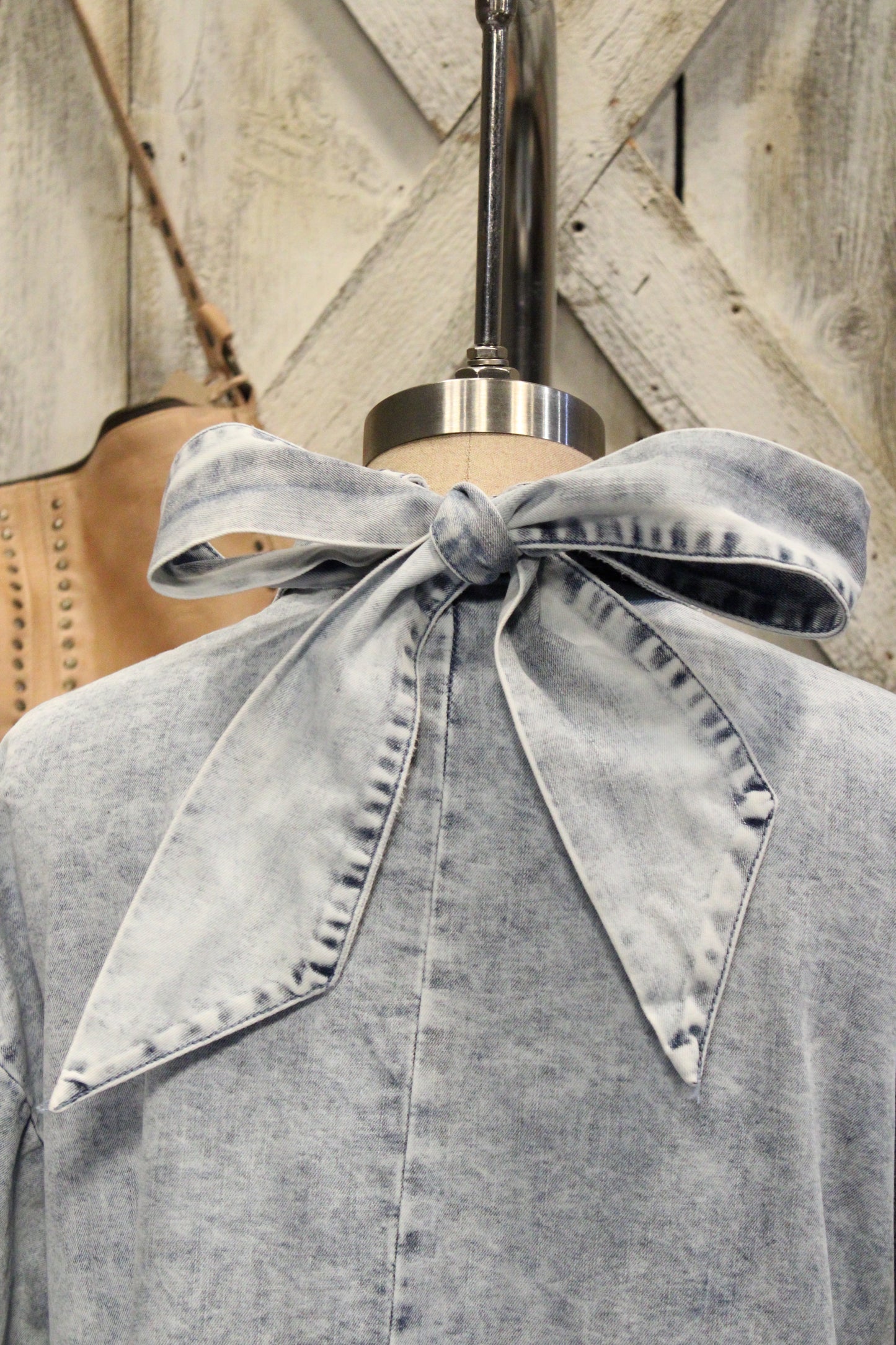 Sweet Meadow Romance Denim Dress