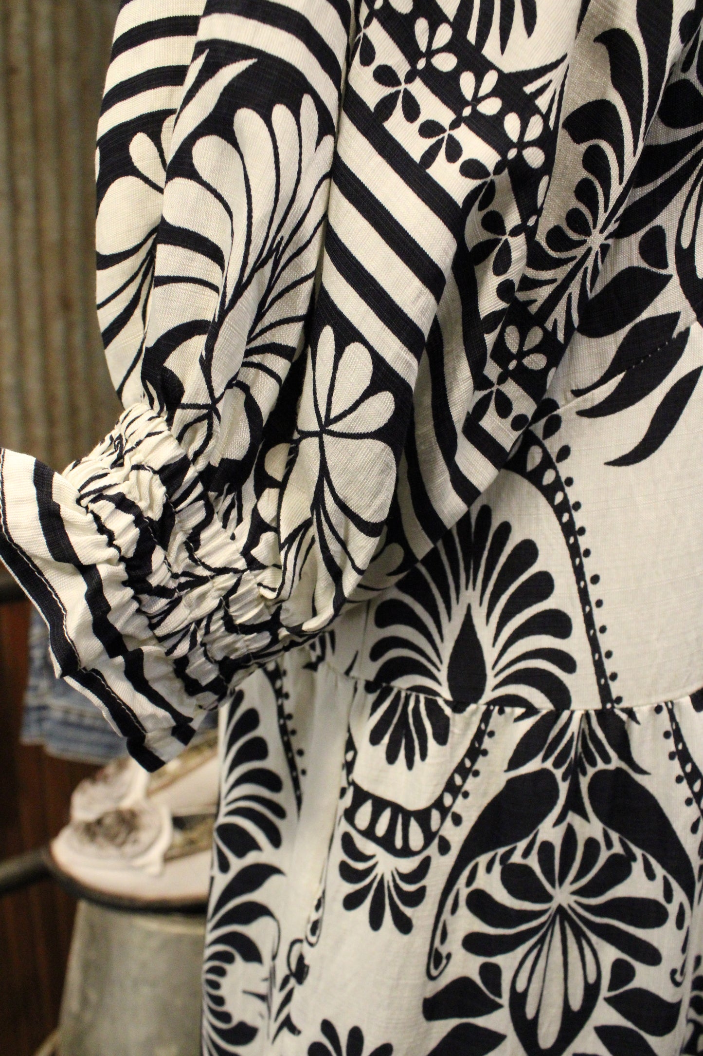 Artisan Ink Mosaic Maxi Dress