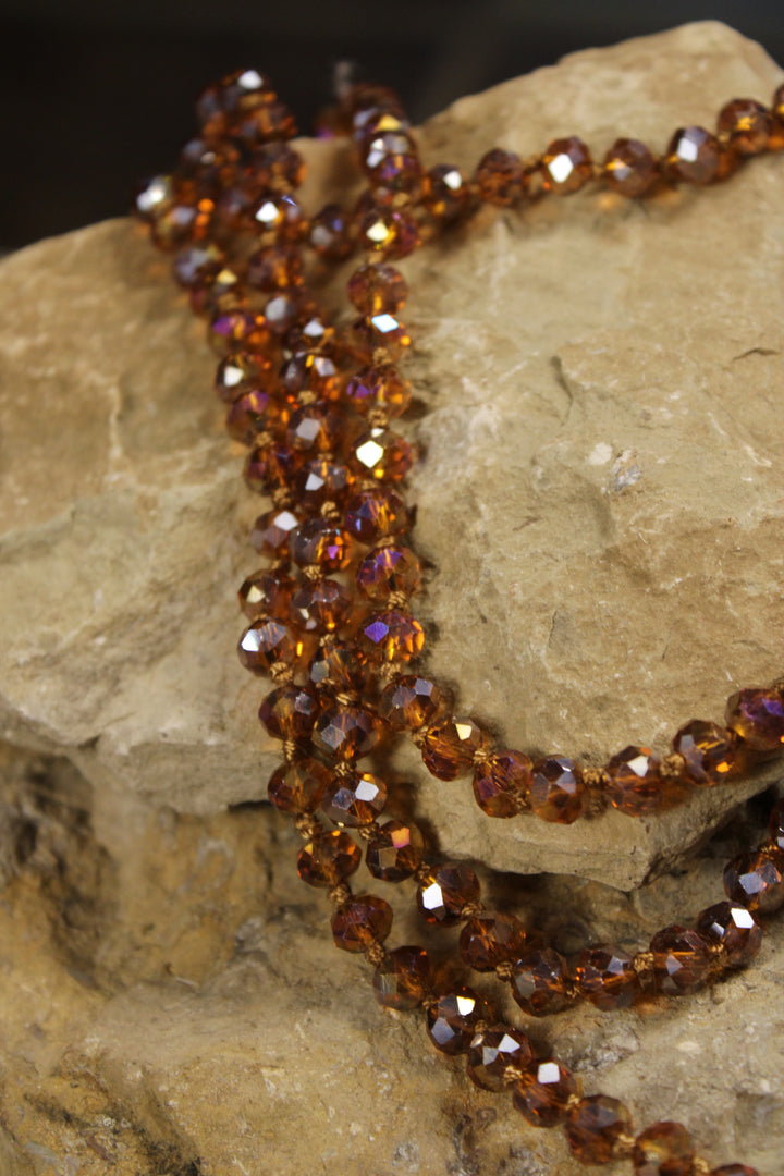 Sparkle And Shine Coffee Necklace