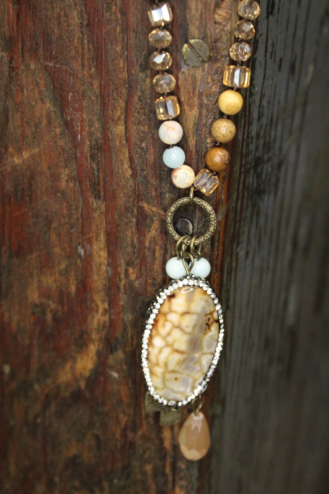 Emma Amazonite Jasper Necklace