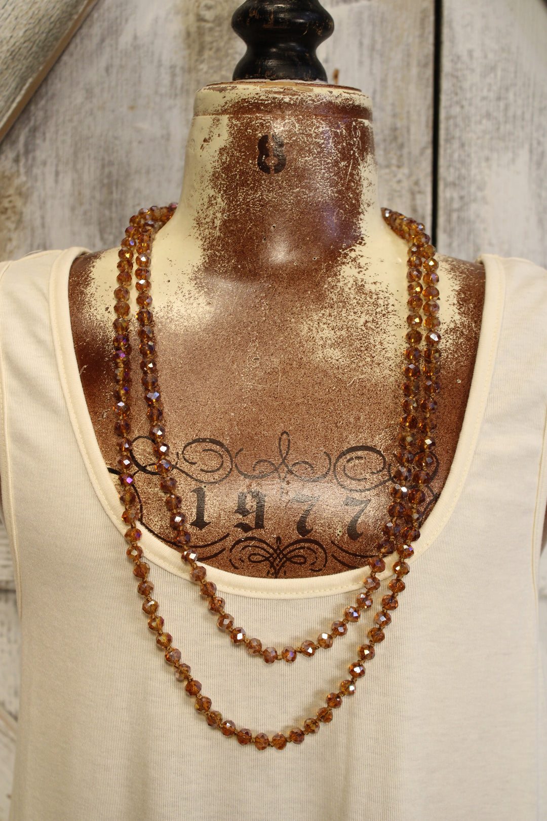 Sparkle And Shine Coffee Necklace