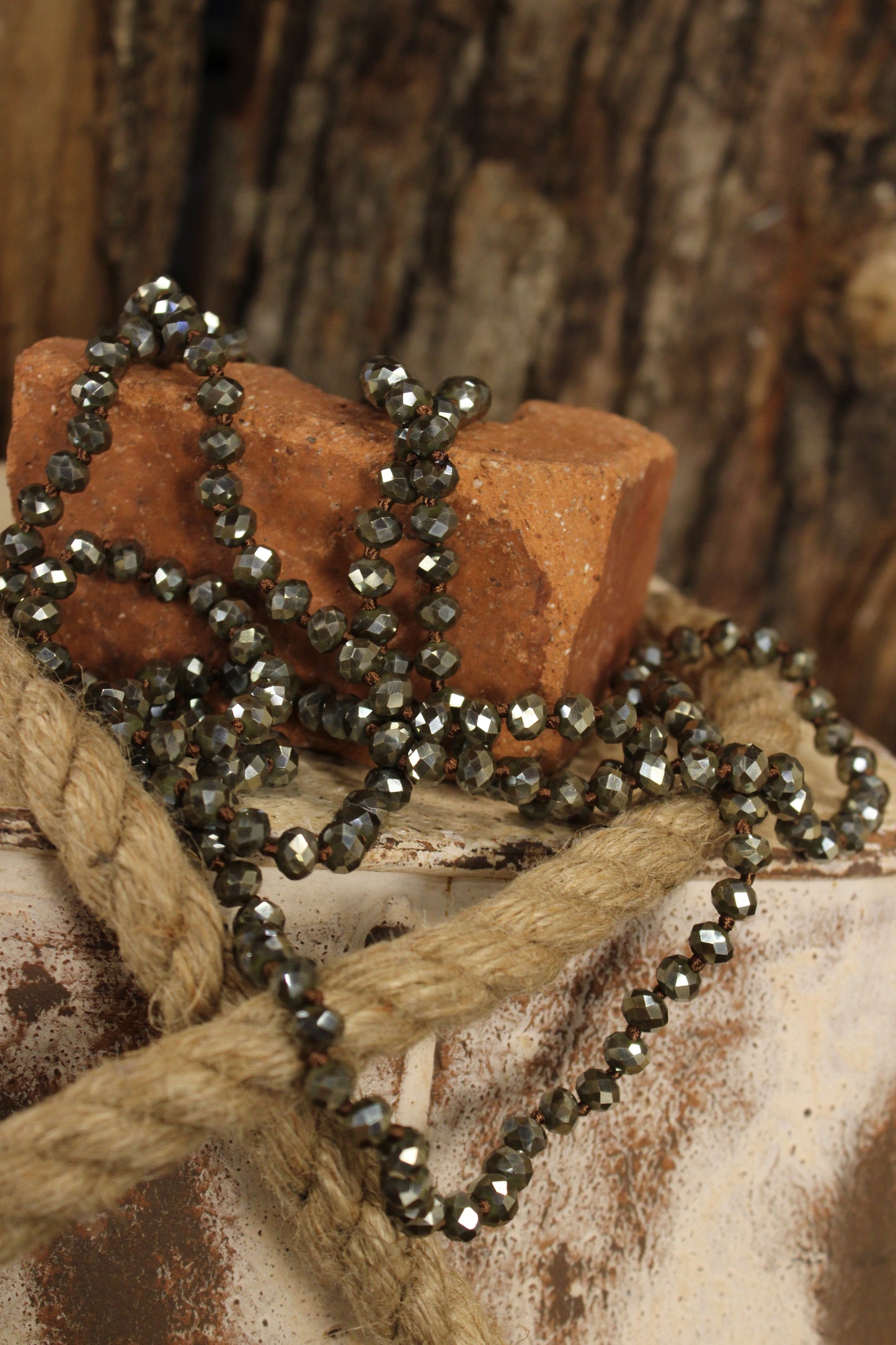 Sparkle And Shine Gunpowder Necklace