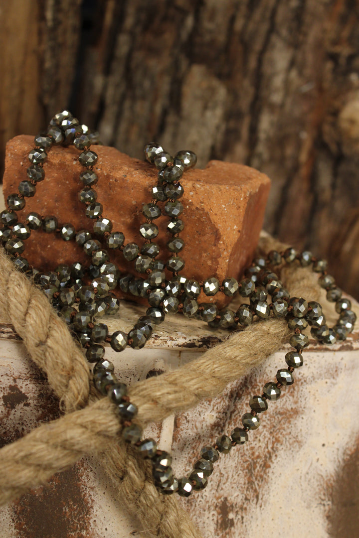 Sparkle And Shine Gunpowder Necklace