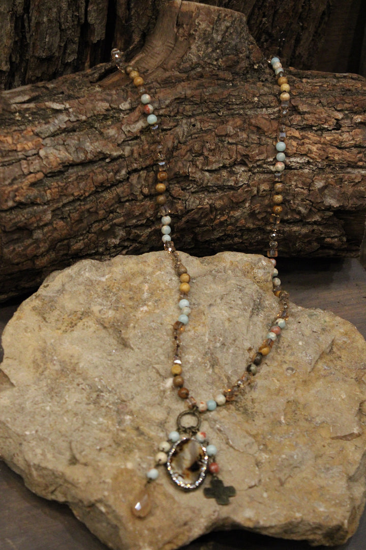 Emma Amazonite Jasper Necklace
