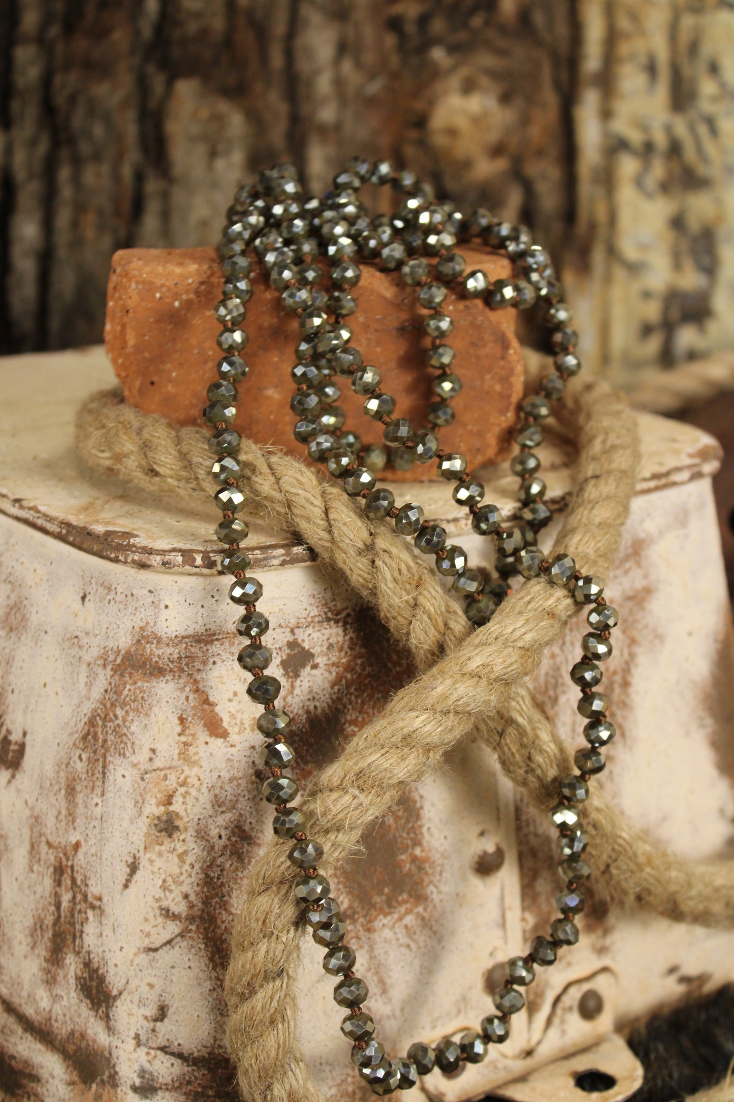 Sparkle And Shine Gunpowder Necklace