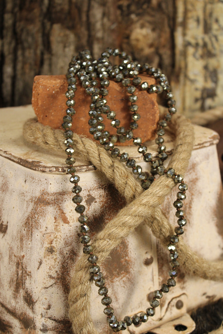 Sparkle And Shine Gunpowder Necklace