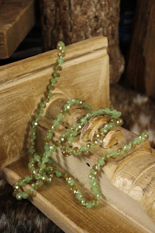 Sparkle And Shine Green Lagoon Necklace