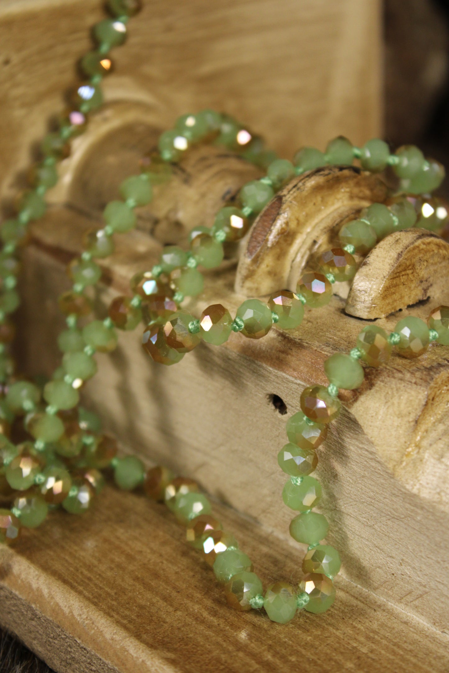 Sparkle And Shine Green Lagoon Necklace