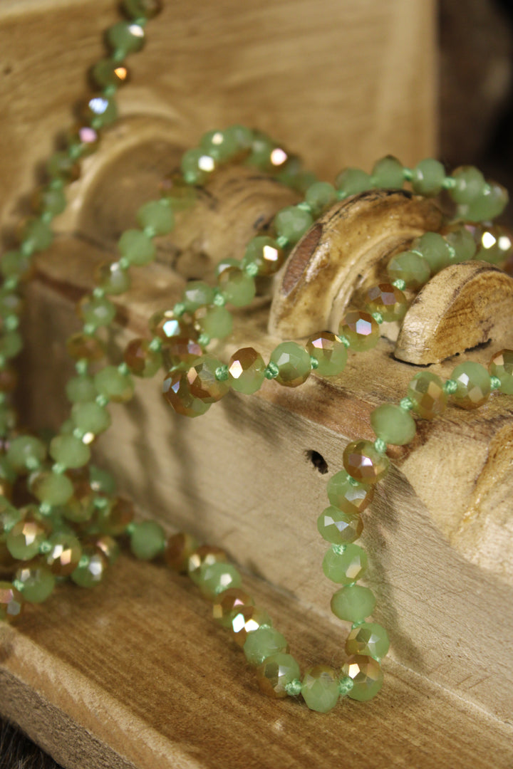 Sparkle And Shine Green Lagoon Necklace