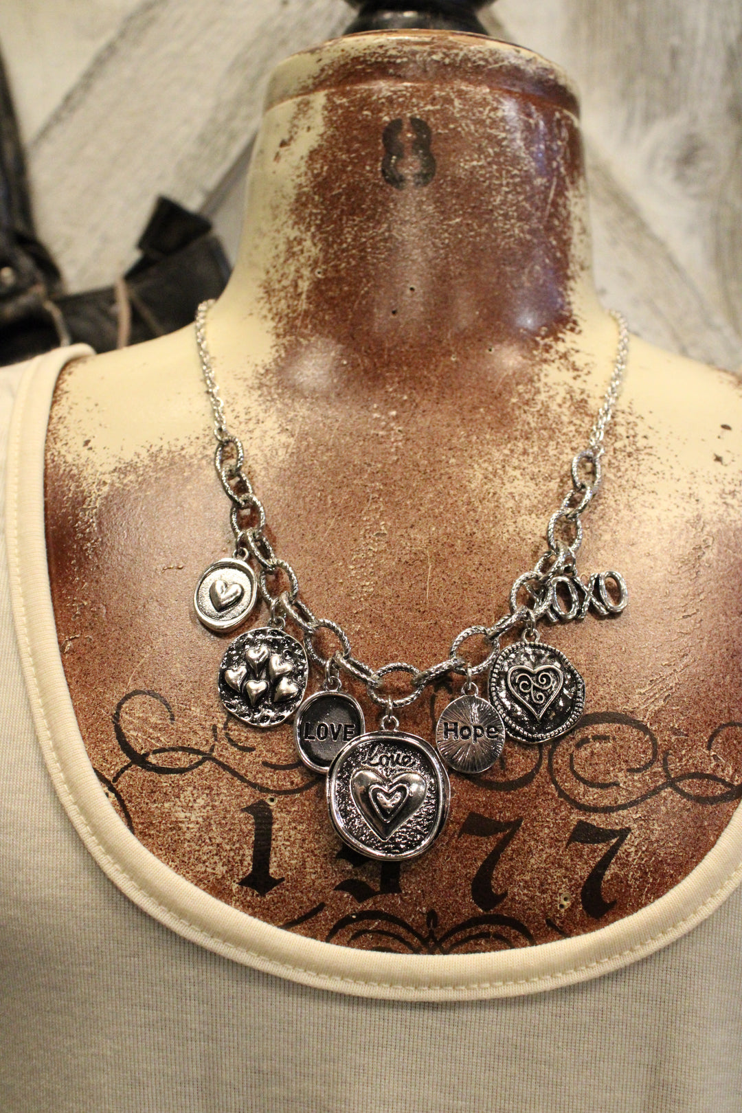 Love And Hope Charm Necklace