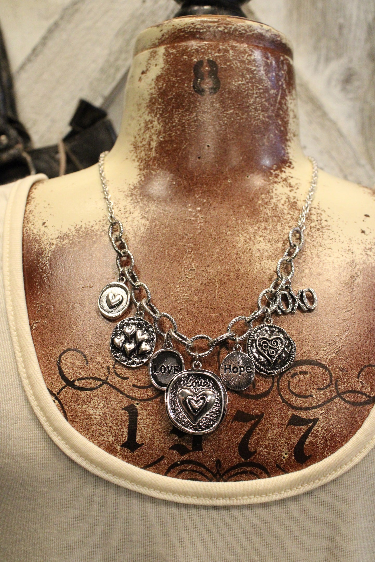 Love And Hope Charm Necklace