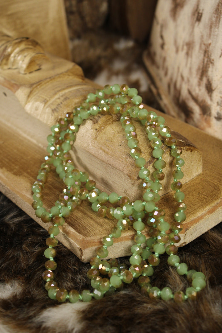 Sparkle And Shine Green Lagoon Necklace
