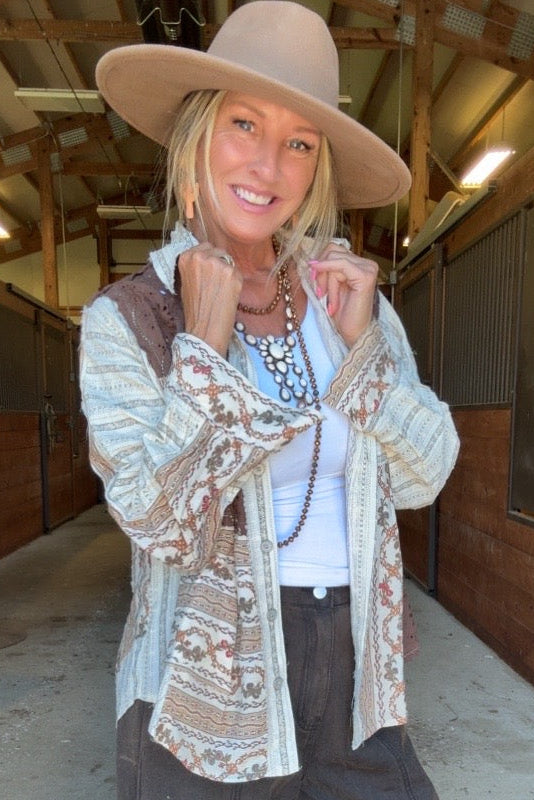 Rustic Breeze Boho Top