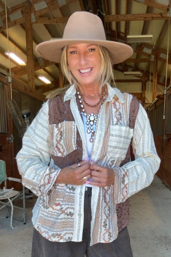 Rustic Breeze Boho Top