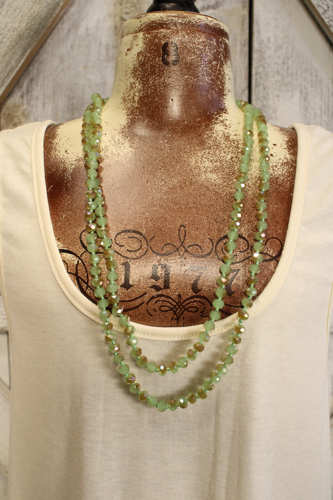 Sparkle And Shine Green Lagoon Necklace