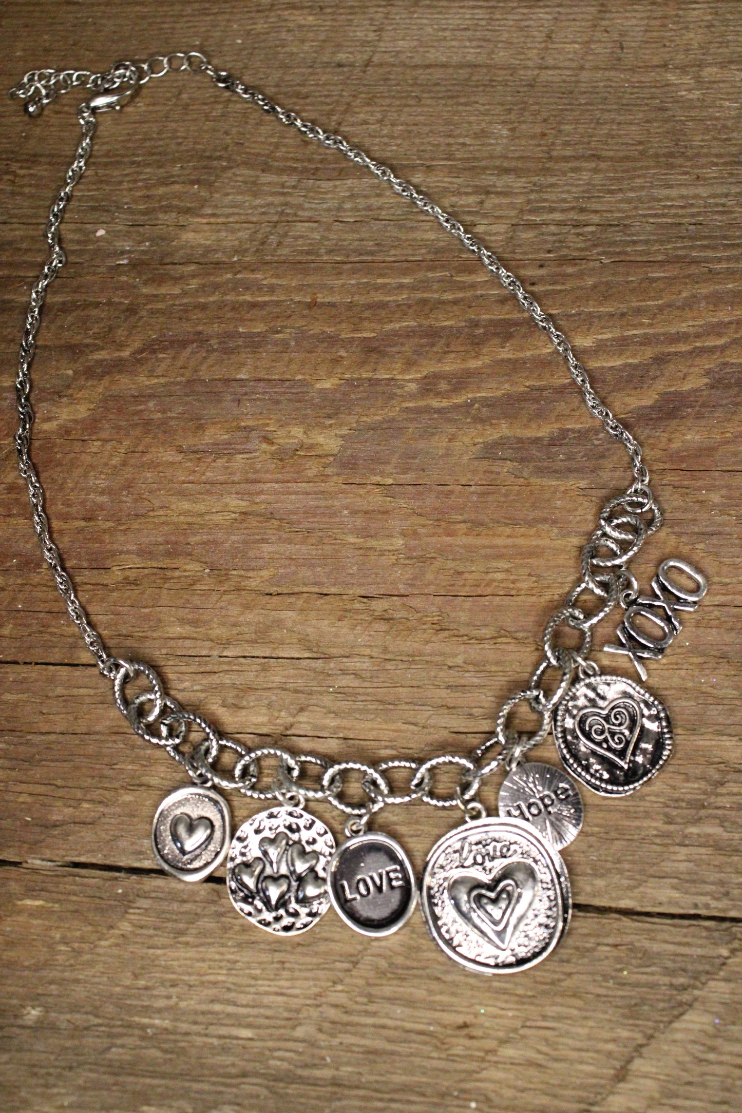 Love And Hope Charm Necklace