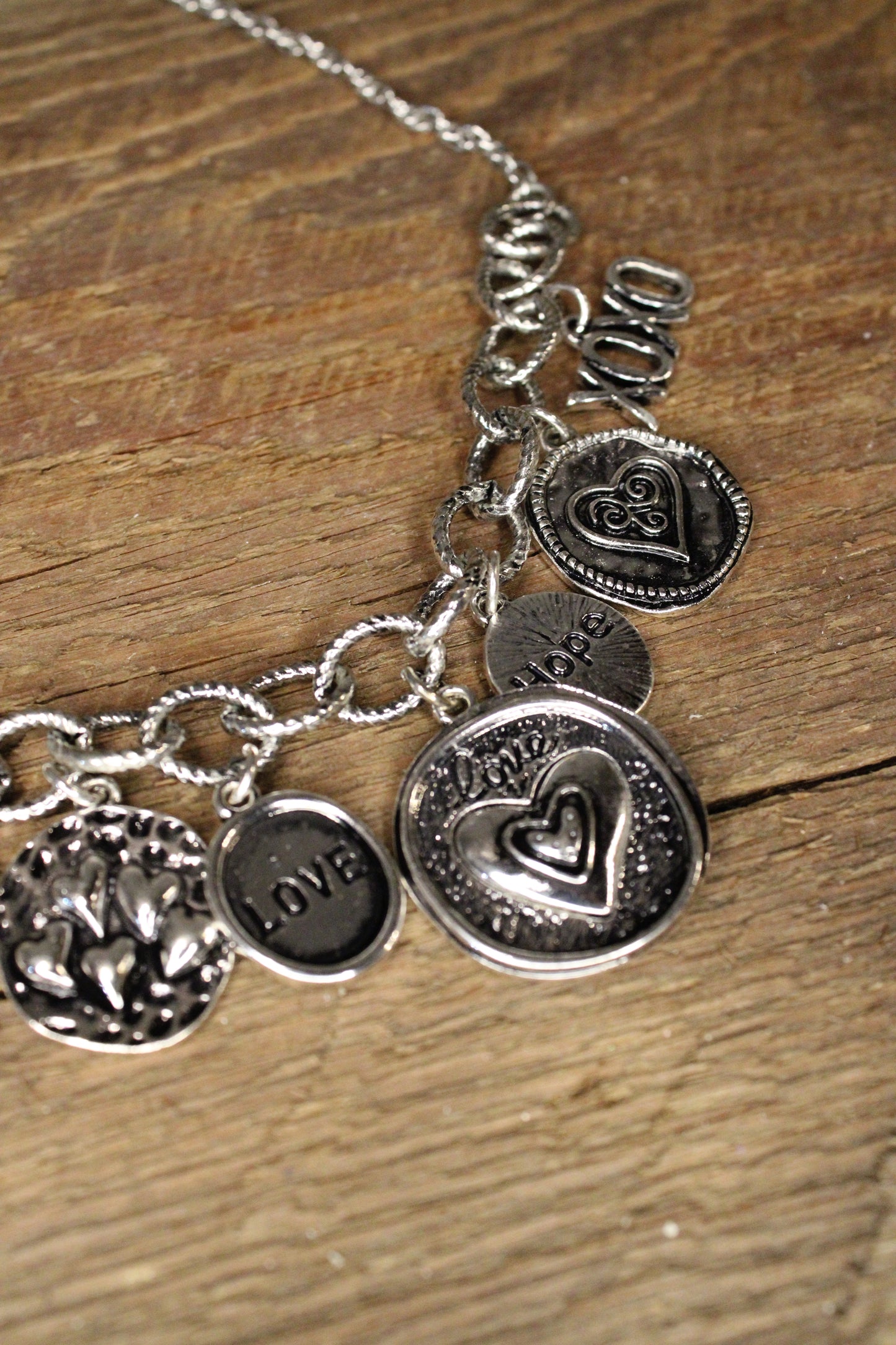 Love And Hope Charm Necklace