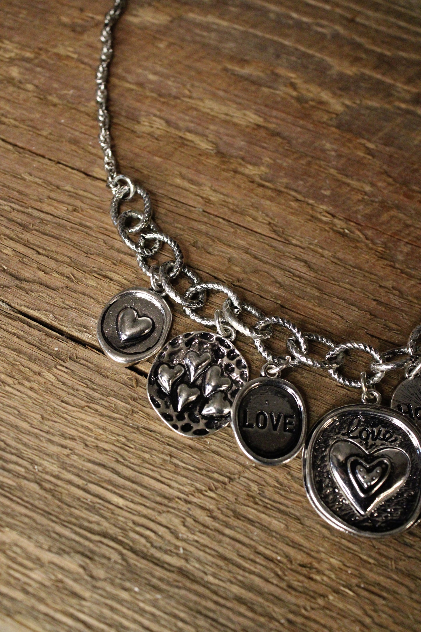Love And Hope Charm Necklace