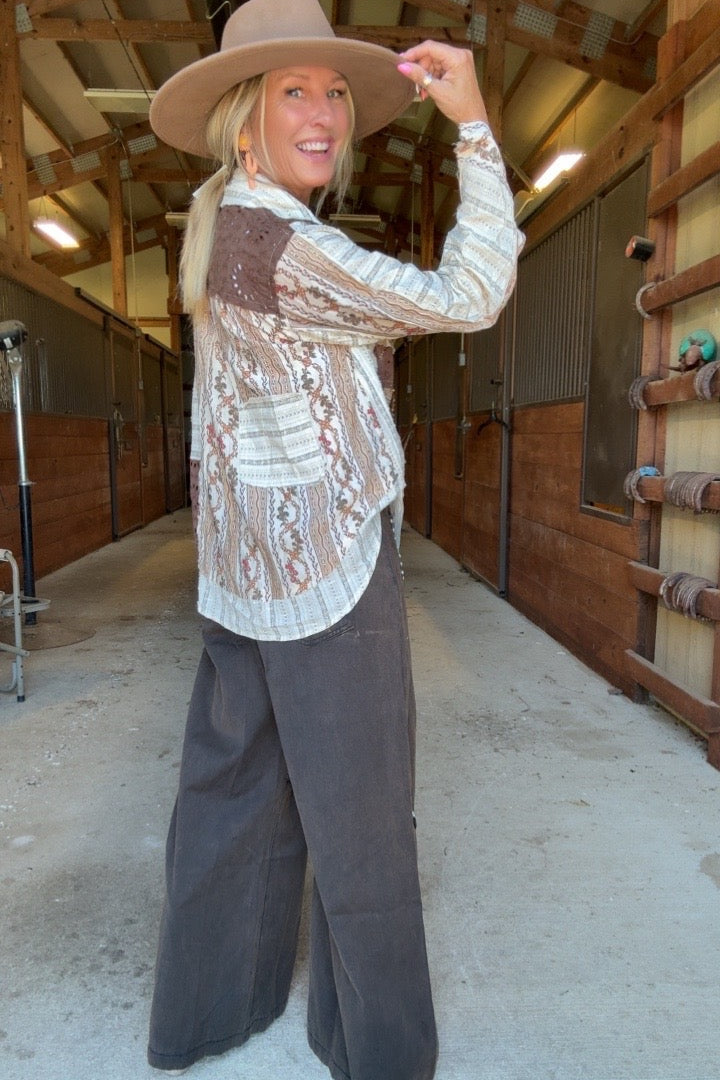 Rustic Breeze Boho Top