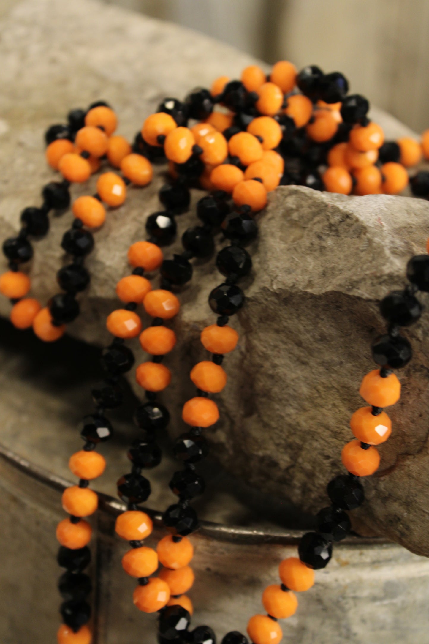 Sparkle And Shine Jack-O'-Lantern Necklace