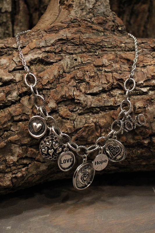 Love And Hope Charm Necklace