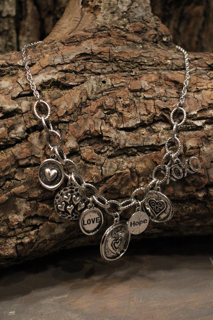Love And Hope Charm Necklace