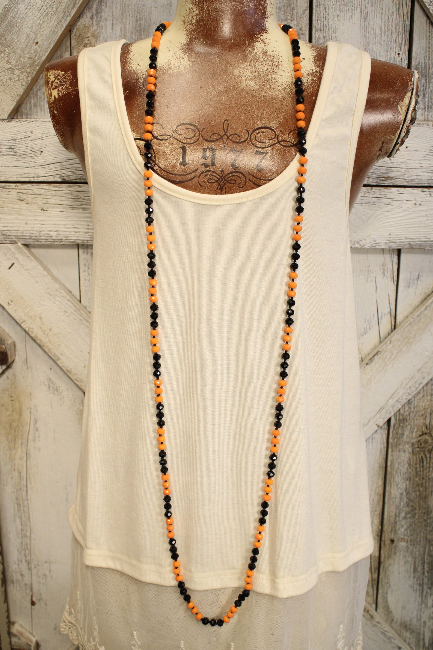 Sparkle And Shine Jack-O'-Lantern Necklace