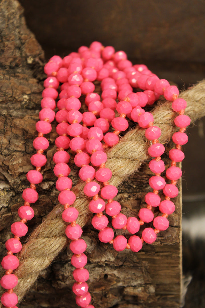 Sparkle And Shine Flamingo Pink Necklace