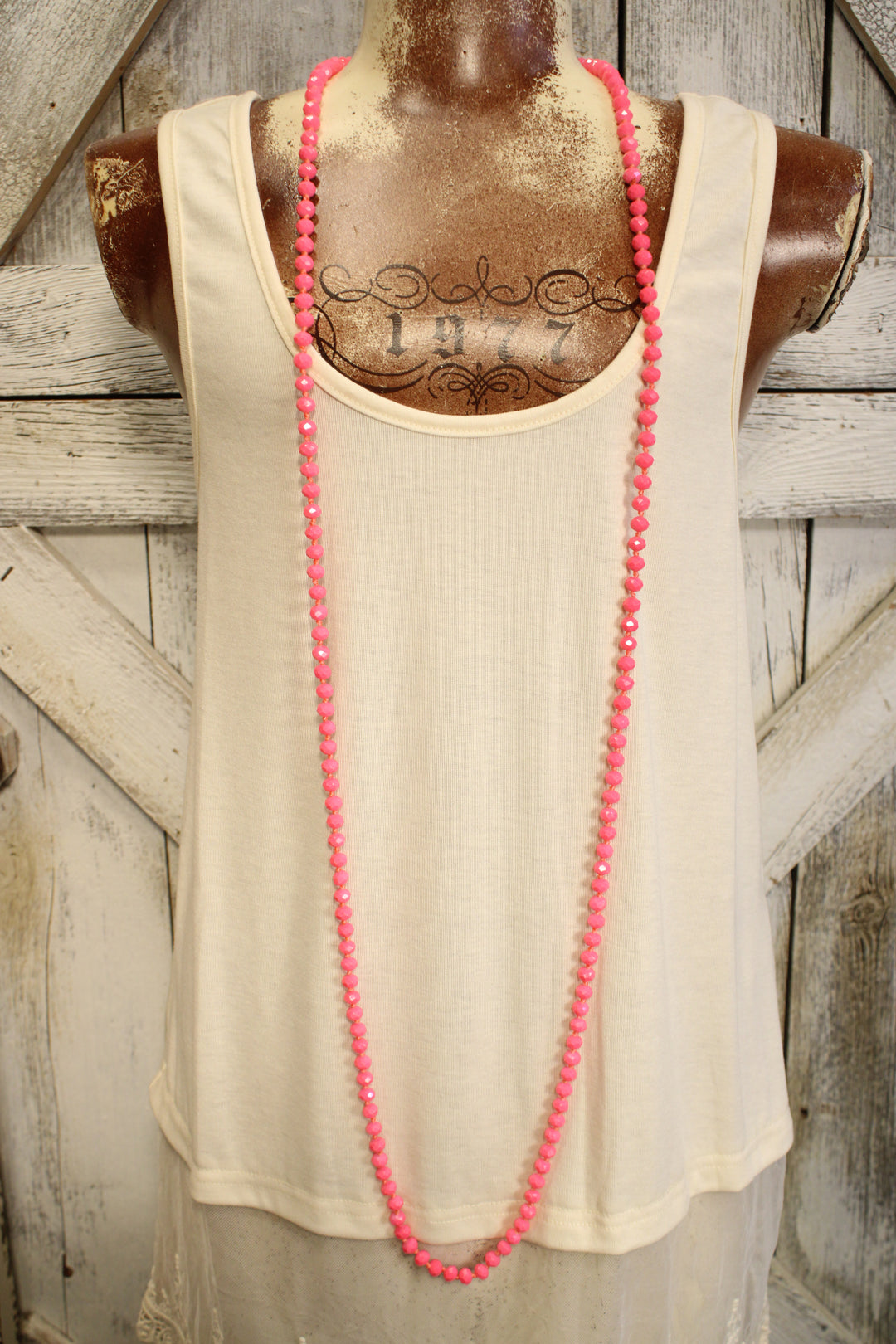Sparkle And Shine Flamingo Pink Necklace