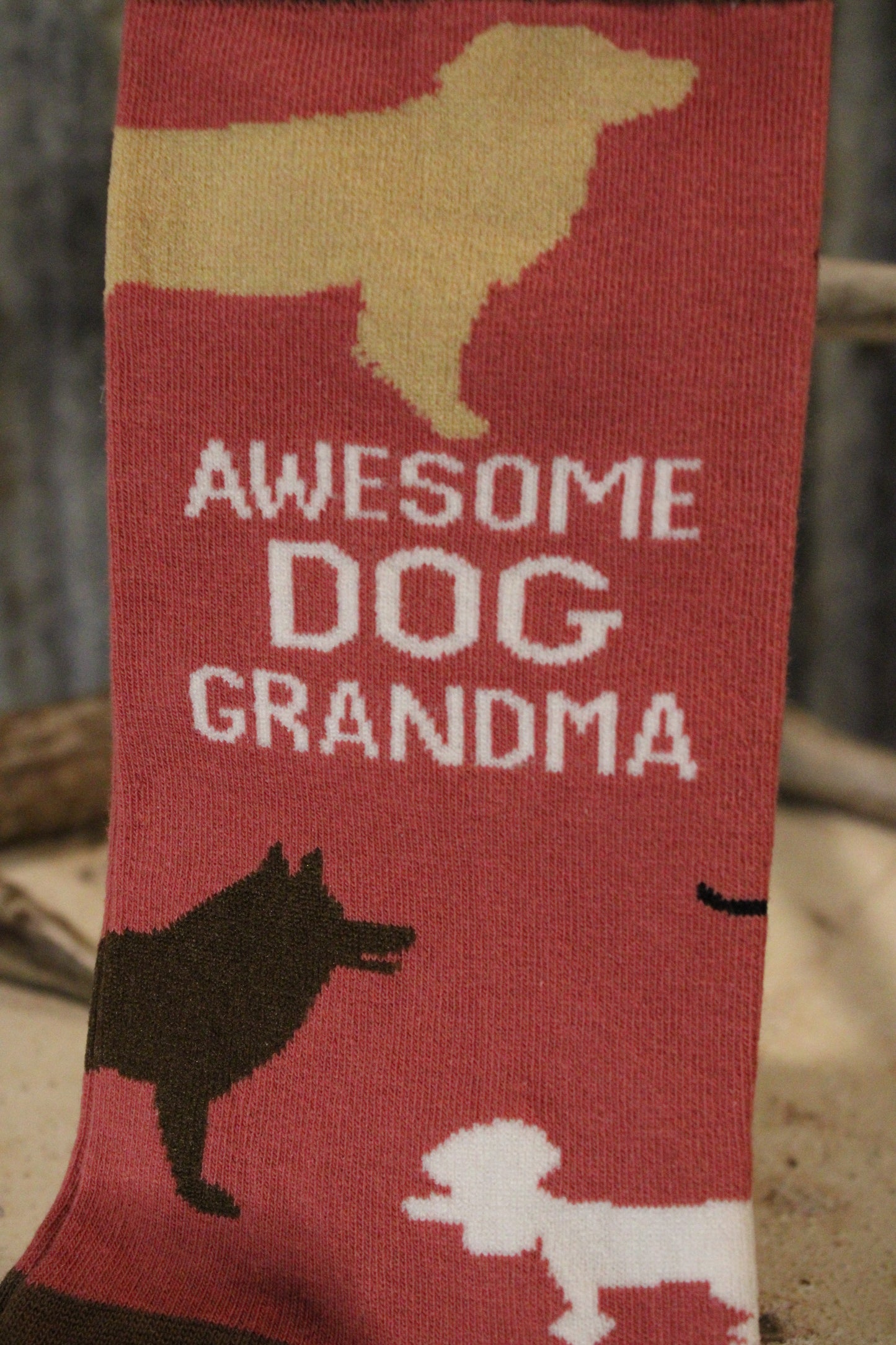 Awesome Dog Grandma Socks