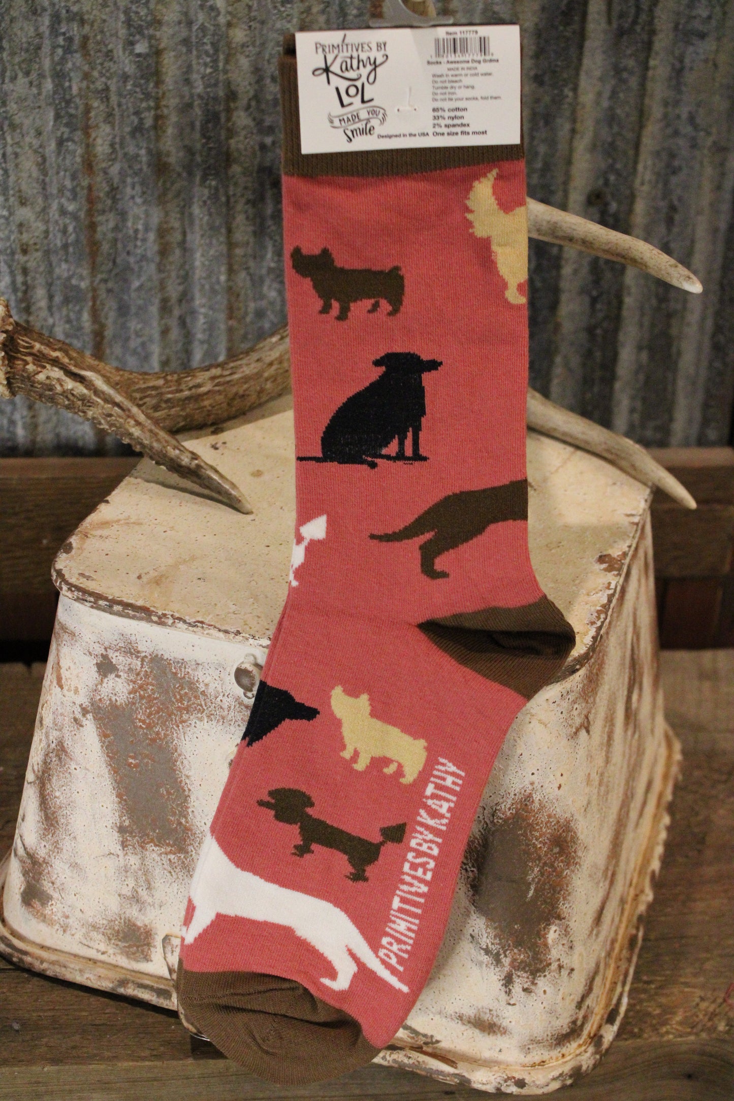 Awesome Dog Grandma Socks