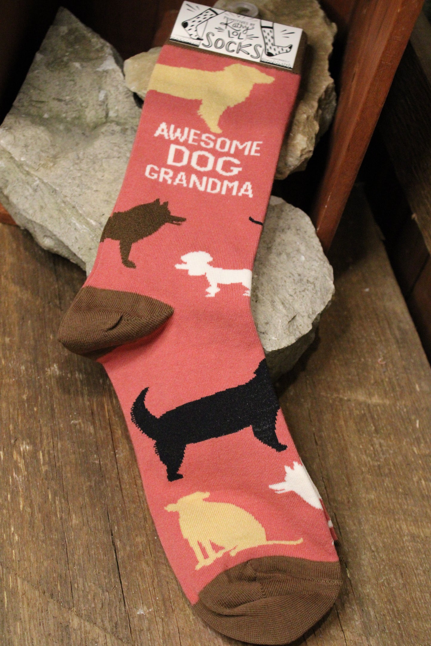 Awesome Dog Grandma Socks