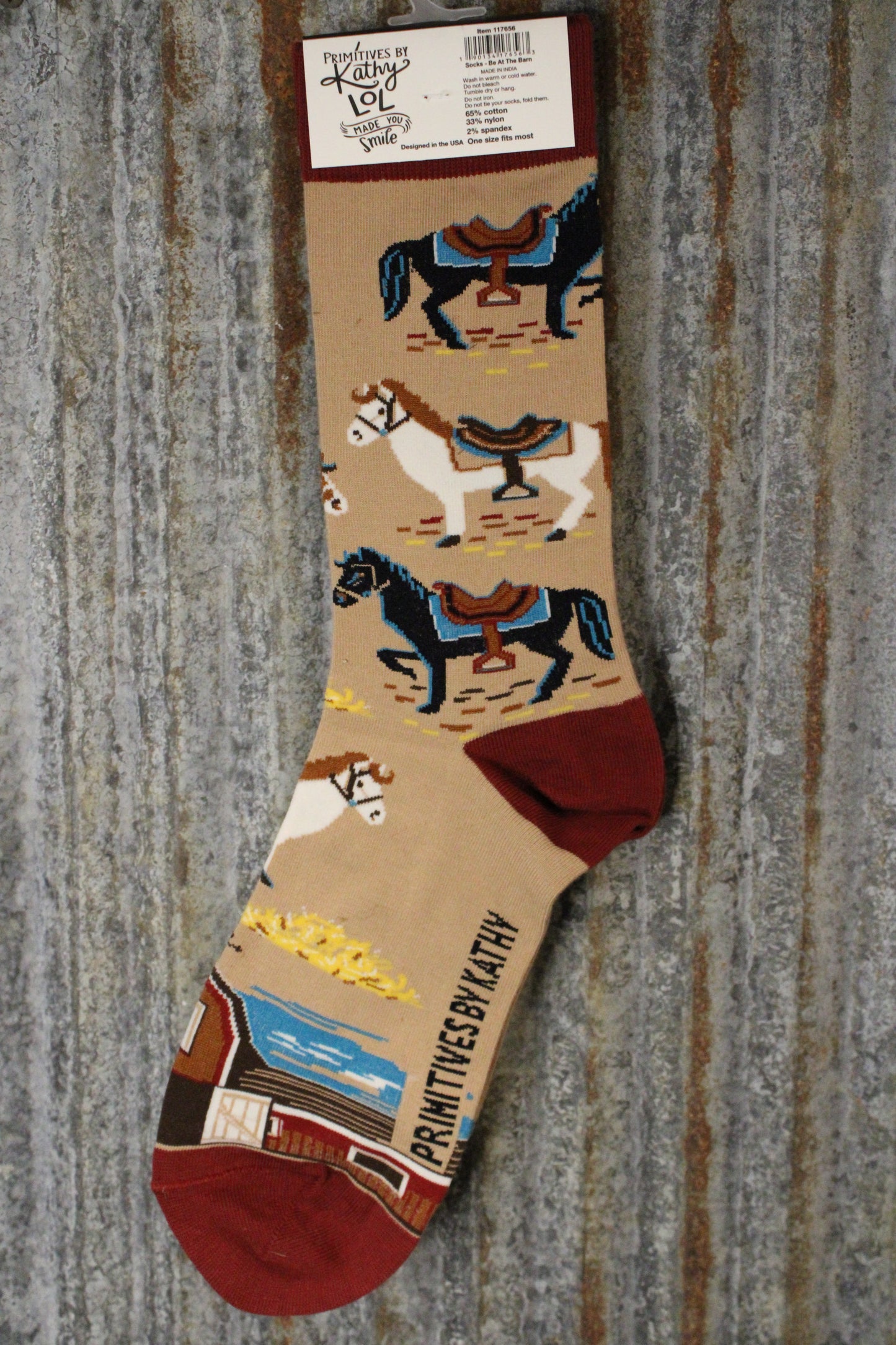 I'd Rather Be At The Barn Socks