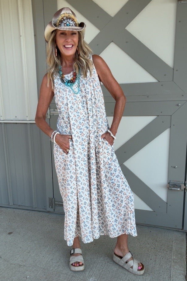 Ivory Blossom Breeze Romper