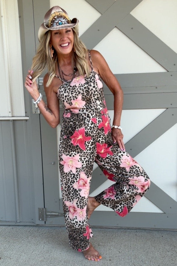 Fierce And Floral Lily Overalls
