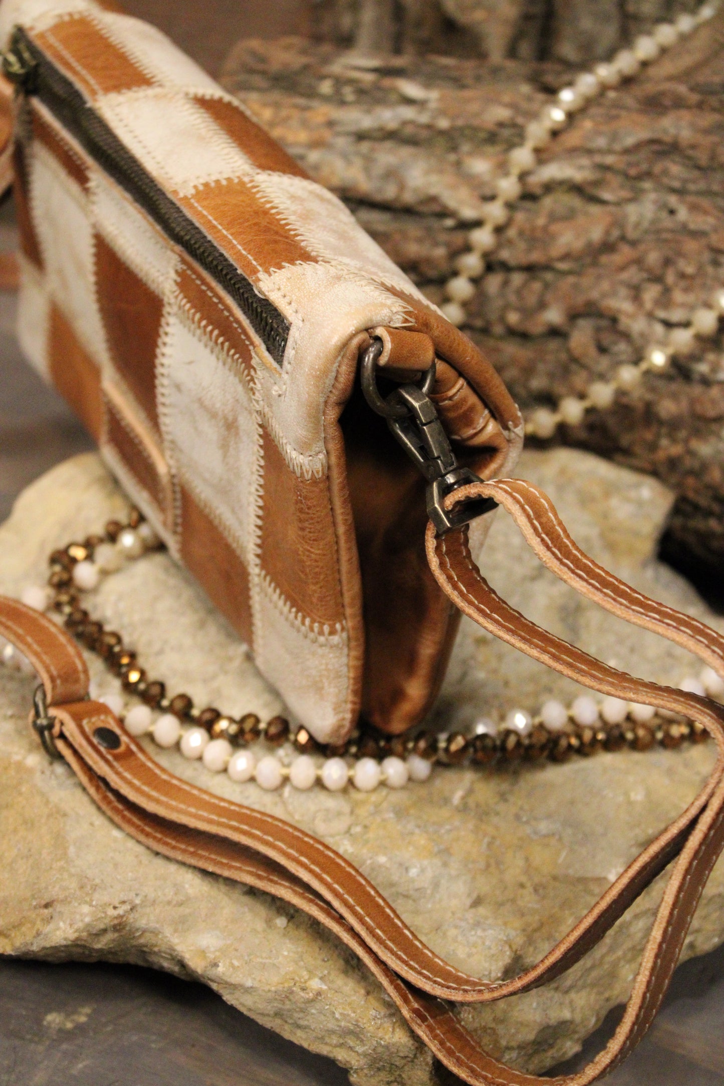 Bed|Stu Cadence PW Tan Rustic Nectar Lux Handbag