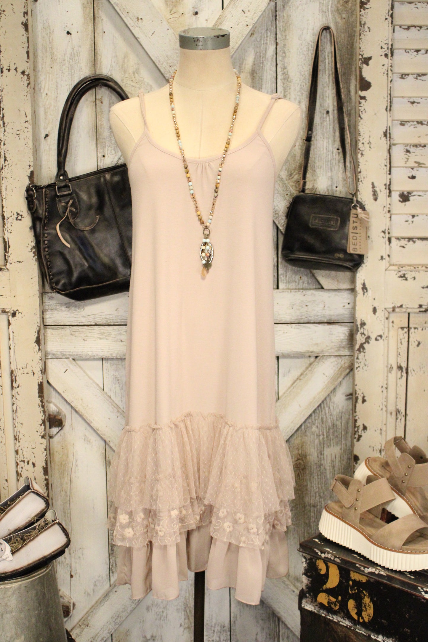 Lovely Layers Taupe Dress Extender