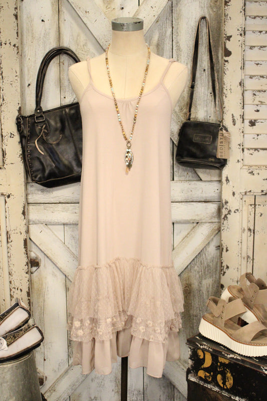 Lovely Layers Taupe Dress Extender