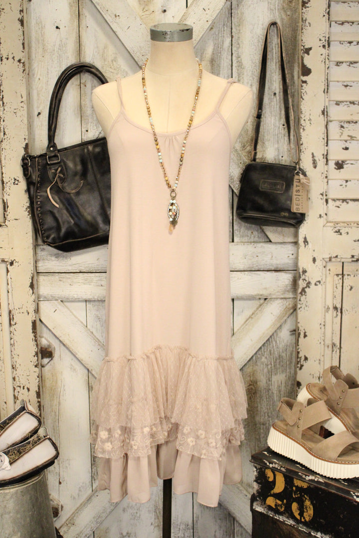 Lovely Layers Taupe Dress Extender