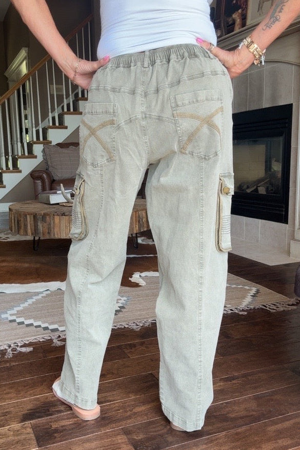 Mossy Meadow Cargo Pants