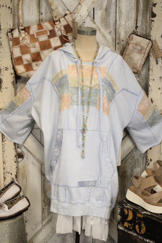 Paisley Trail Long Hoodie