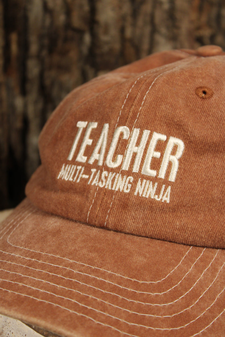 Teacher Multi-Tasking Ninja Baseball Cap