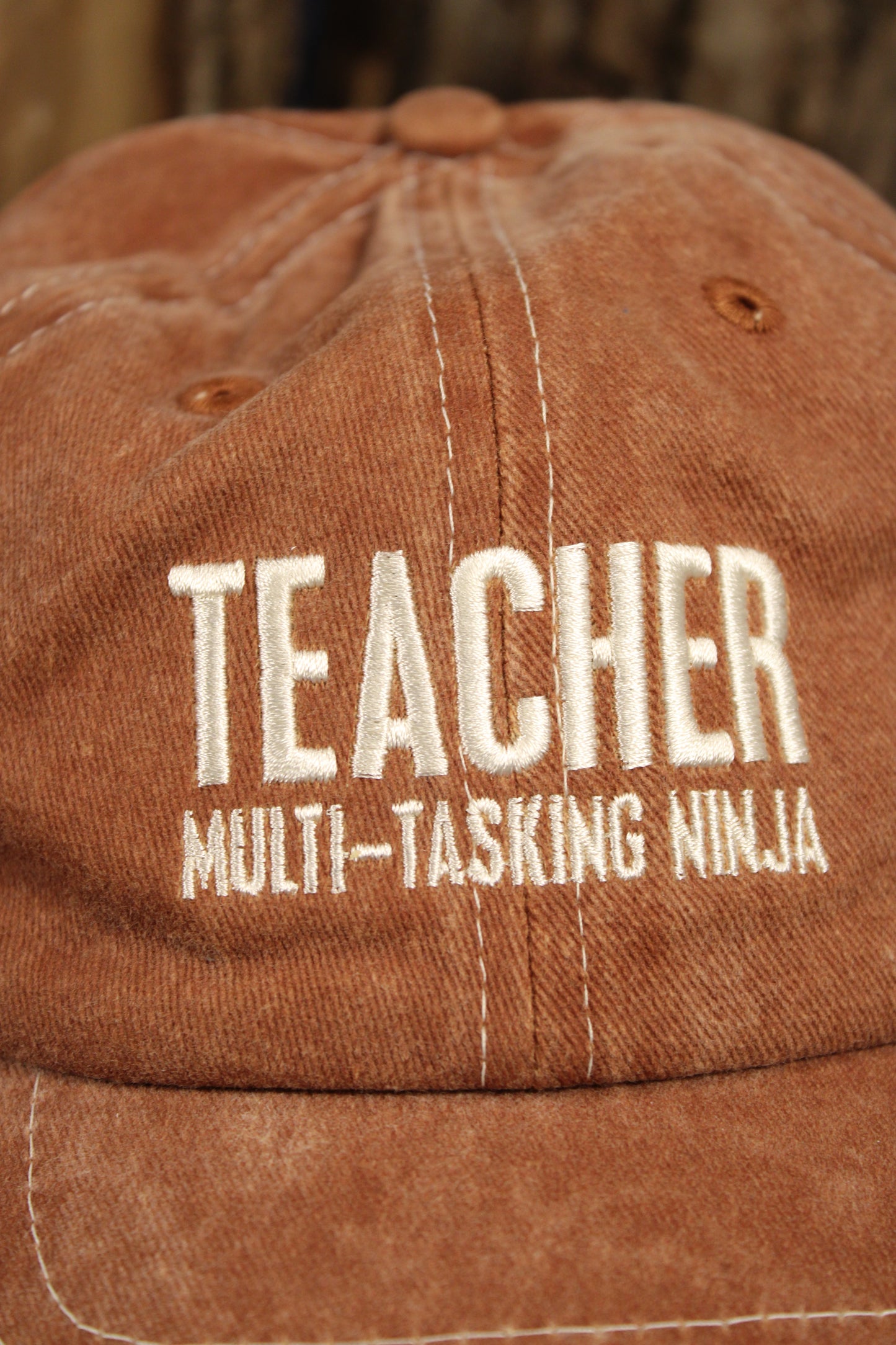 Teacher Multi-Tasking Ninja Baseball Cap