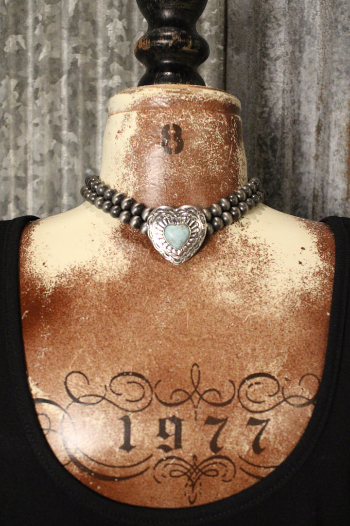 Heritage Turquoise Choker Necklace