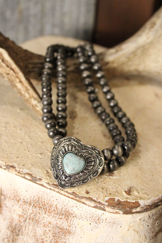 Heritage Turquoise Choker Necklace