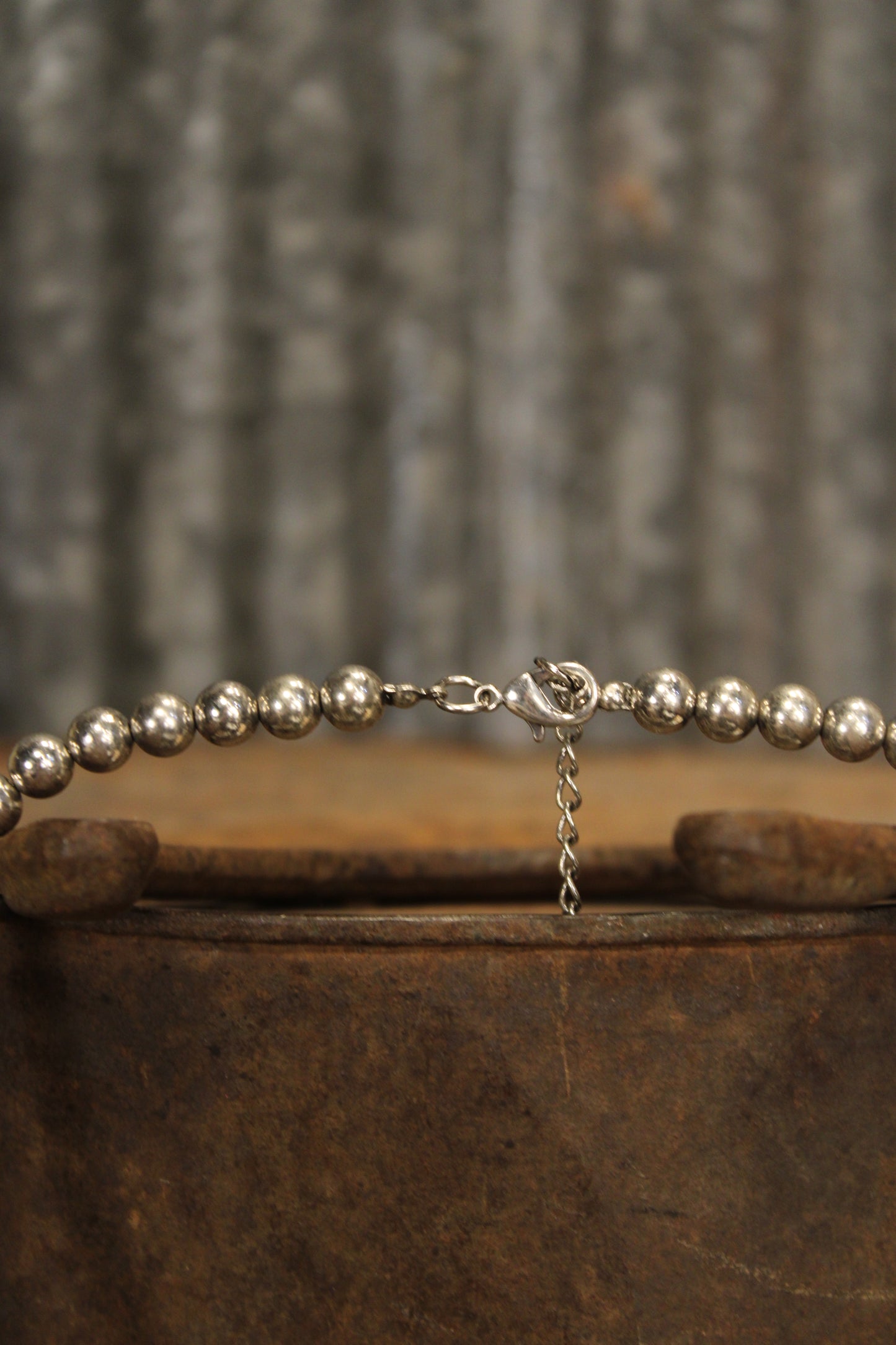 Squash Blossom Glitter Necklace
